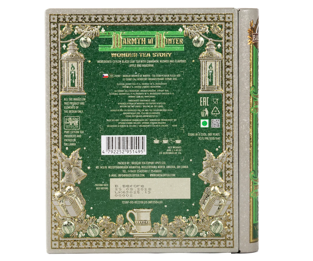 Basilur Wonder Tea Story Tea Book - 40G Loose Leaf Black Tea