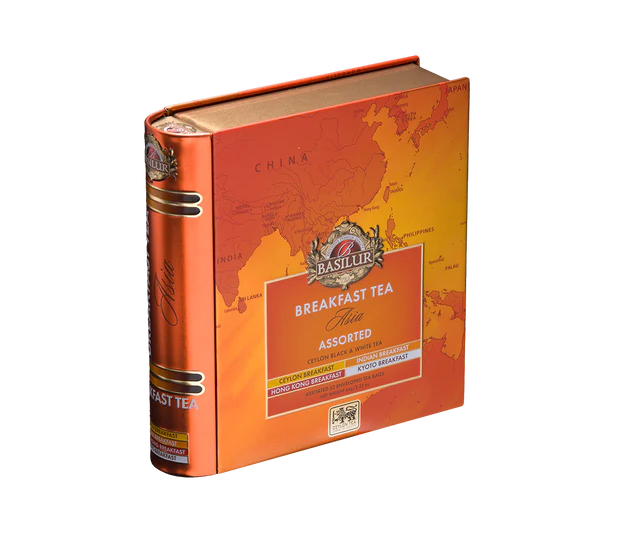 Breakfast Tea Book - Asia - 32 Enveloped Tea Bags