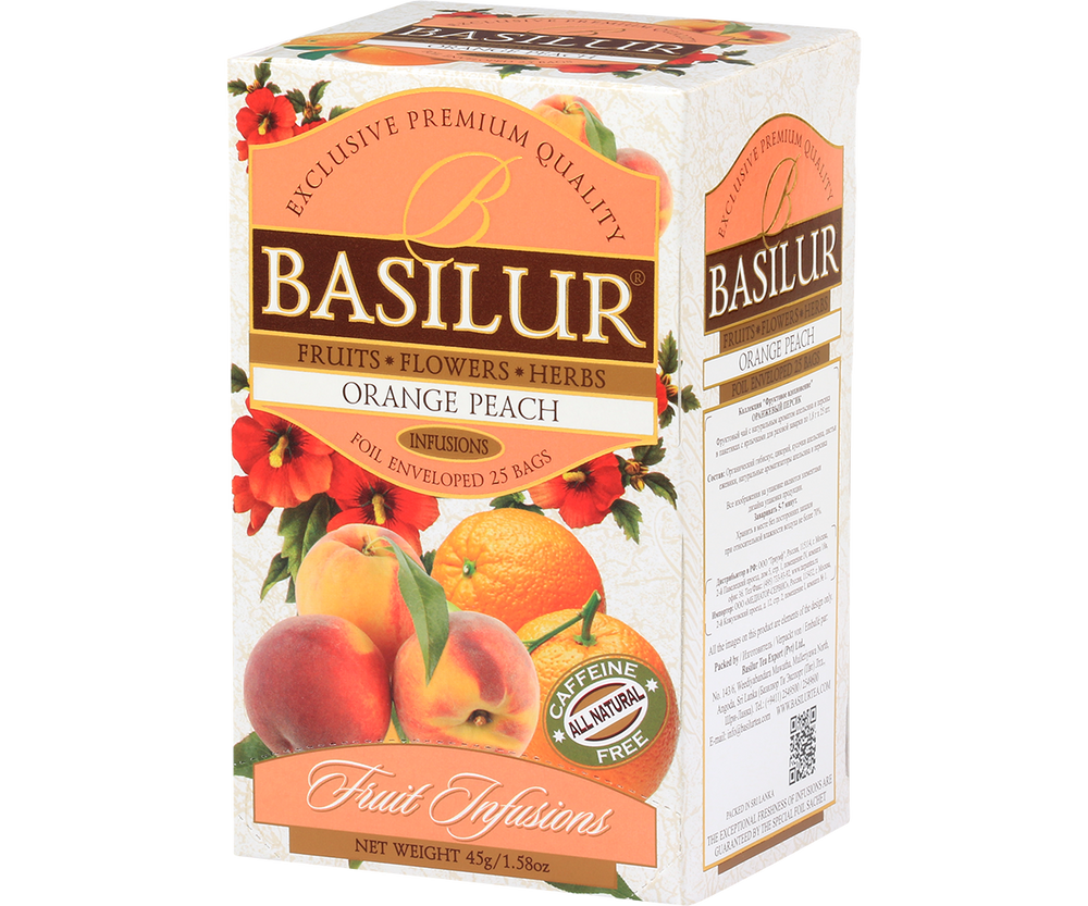 Fruit Infusions "Orange Peach" - 25 Tea Bags
