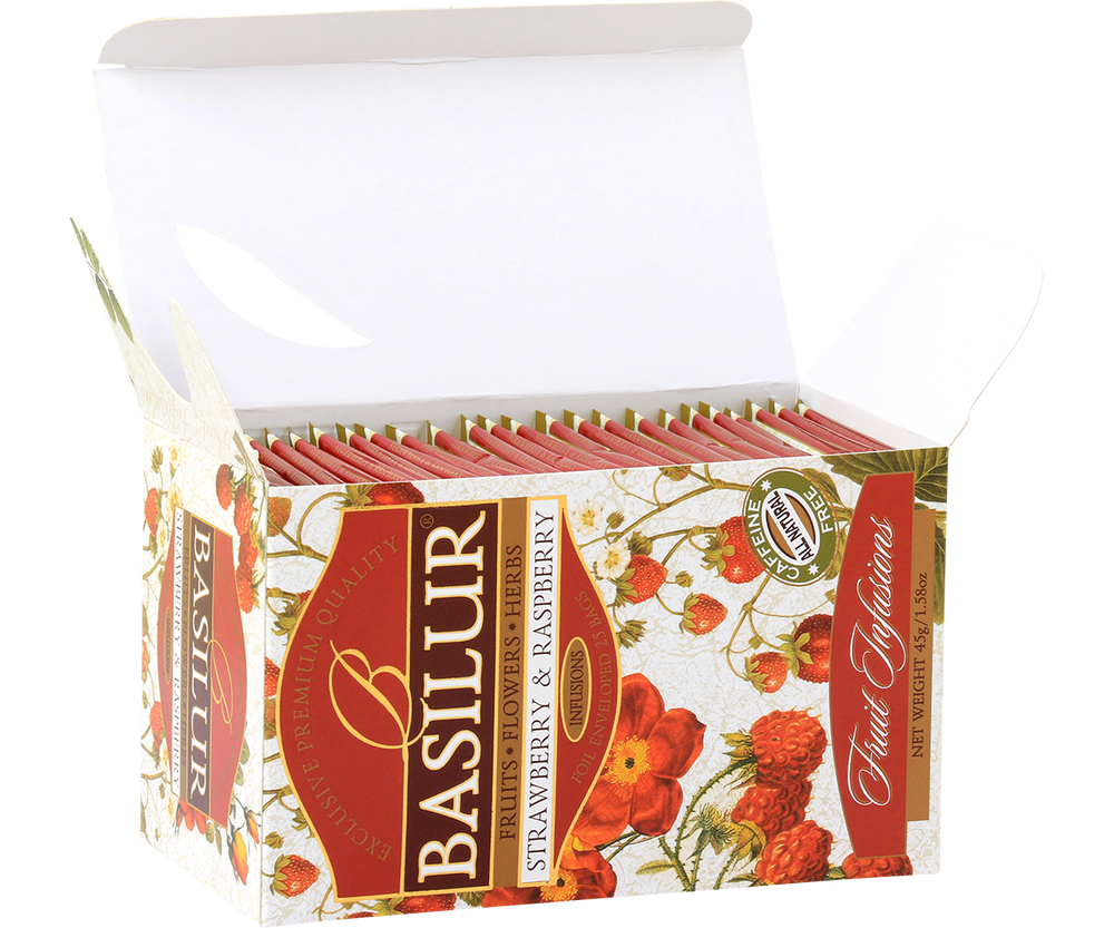 Fruit Infusions Strawberry & Raspberry - 25 Tea Sachets